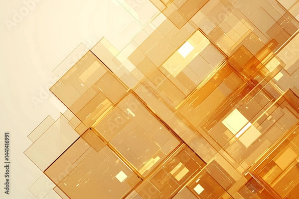 Obraz 未来的・幾何学的な図形の背景	