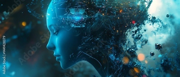 Fototapeta AI-driven innovation transforms the future of industrial automation.