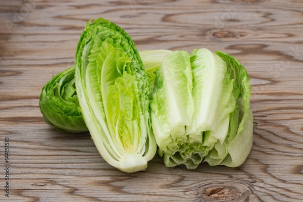 Obraz Fresh romaine lettuce.