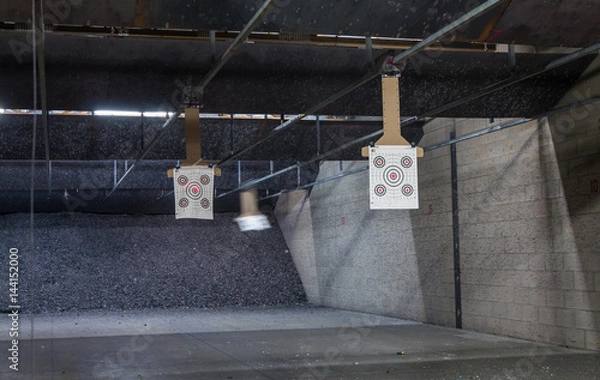 Obraz Target rows at a shooting range.