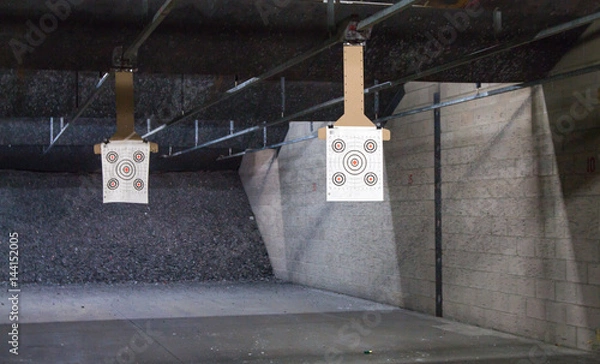 Obraz Target rows at a shooting range.