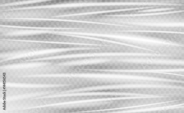 Fototapeta real transparent plastic texture background vector