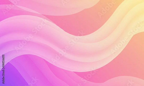 Obraz Abstract Colorful Waves Flowing Background Design