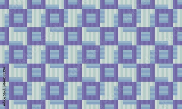 Obraz seamless traditional woven pattern called Anyaman