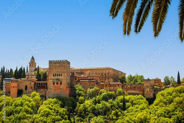 Obraz the alhambra of granada one of the historical monuments of southern spain