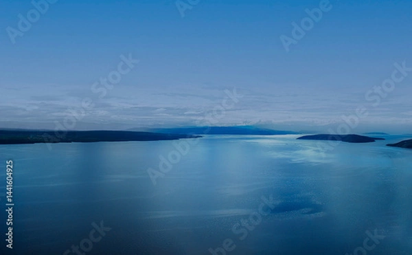 Obraz a beautiful view of the island of Cres in Croatia