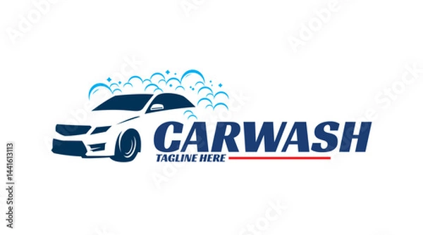 Obraz Car wash logo design template
