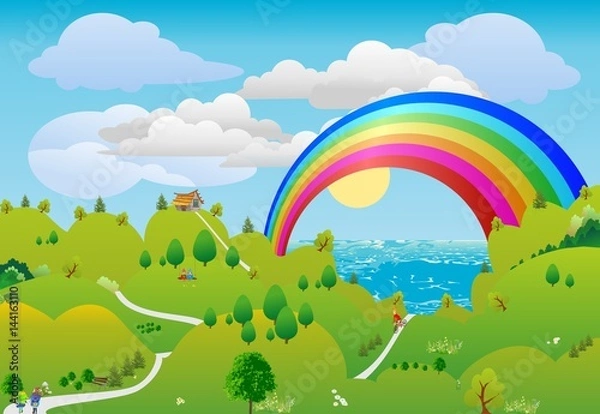 Obraz Droga nad morze