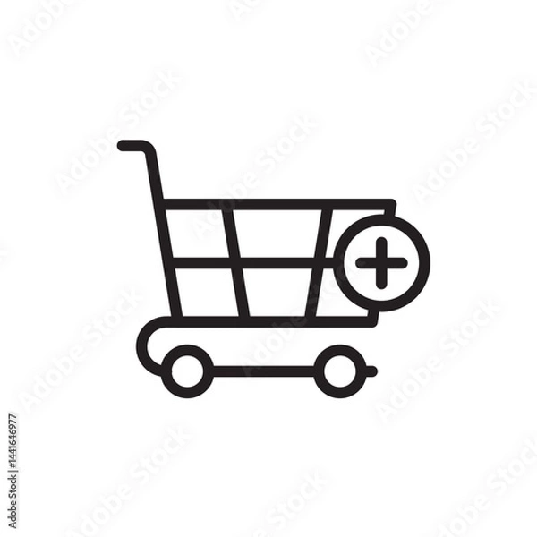 Obraz shopping cart icon
