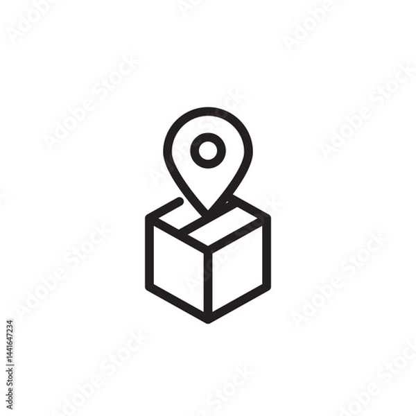 Fototapeta Tracking icon