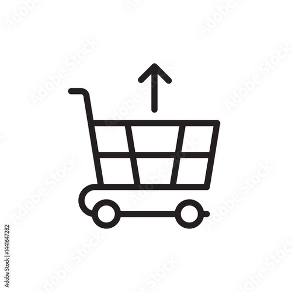 Obraz shopping cart icon