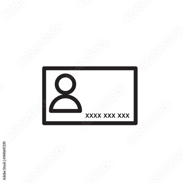 Obraz Membership card