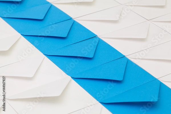 Obraz Different envelopes on the table