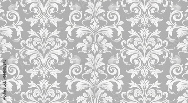 Obraz Silver Filigree Dream AI Generated