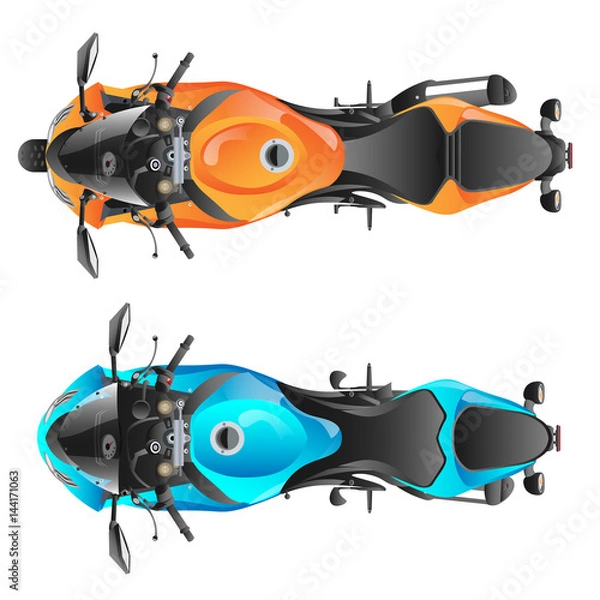 Obraz Color sport motorcycle