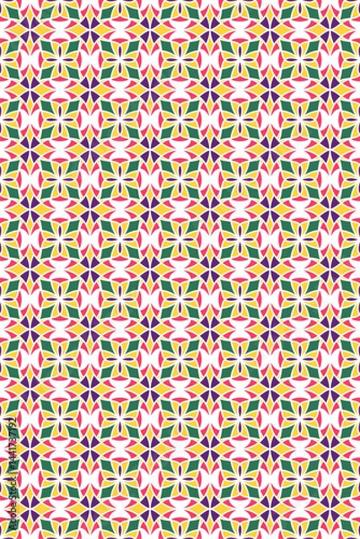 Obraz Vector Abstract Seamless Pattern. Ethnic decorative element