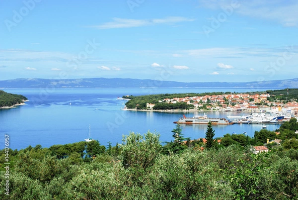 Fototapeta A small marina