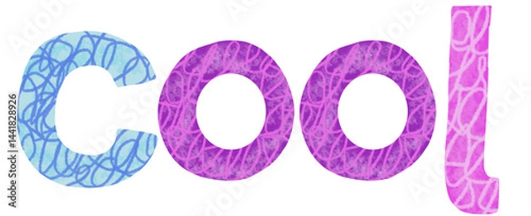 Obraz colorful alphabet text cool