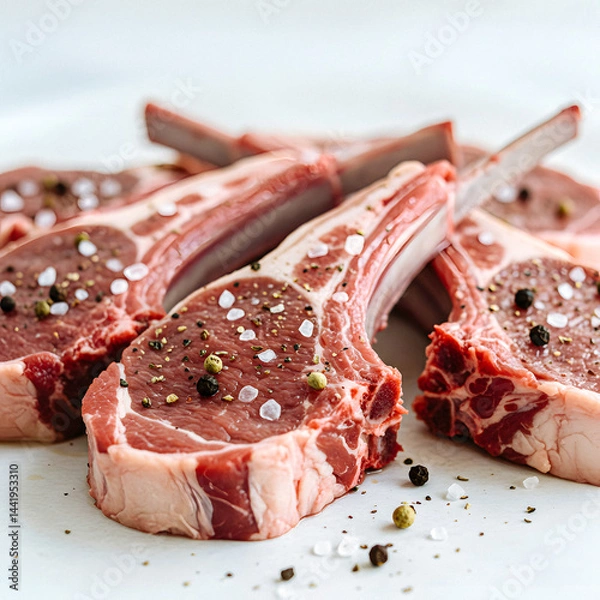 Fototapeta Fresh Lamb Chops