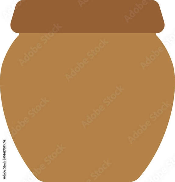 Fototapeta 한국 장독 일러스트