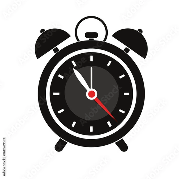 Fototapeta alarm clock vector illustration