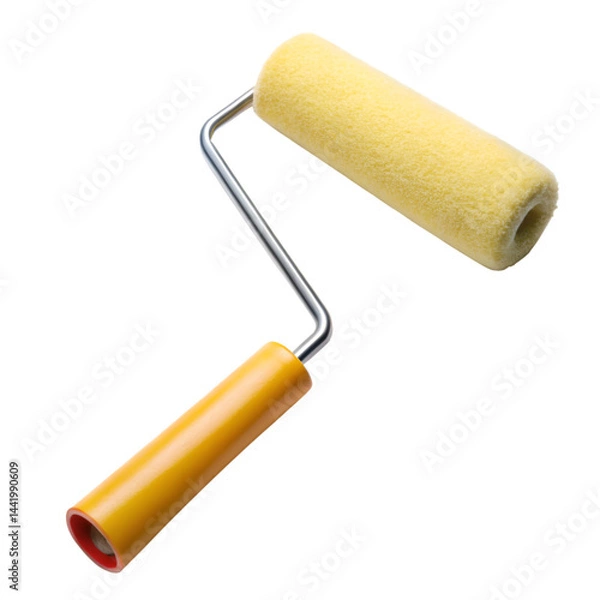 Obraz Paint roller isolated on transparent background 
