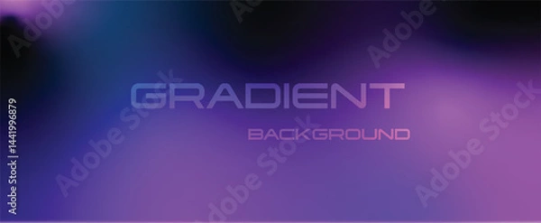 Obraz Abstract Purple and Blue Gradient Background.