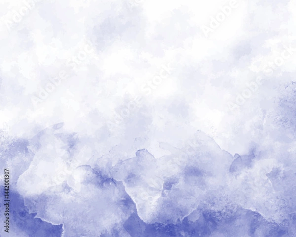 Fototapeta Abstract colorful watercolor for background. Digital art painting.