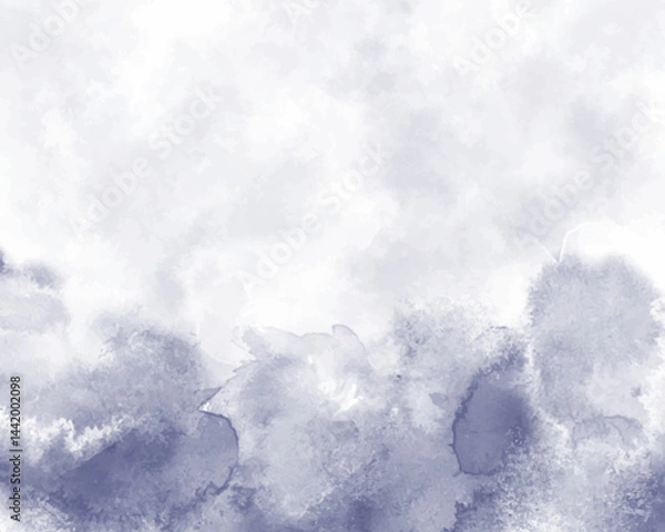 Fototapeta Abstract colorful watercolor for background. Digital art painting.