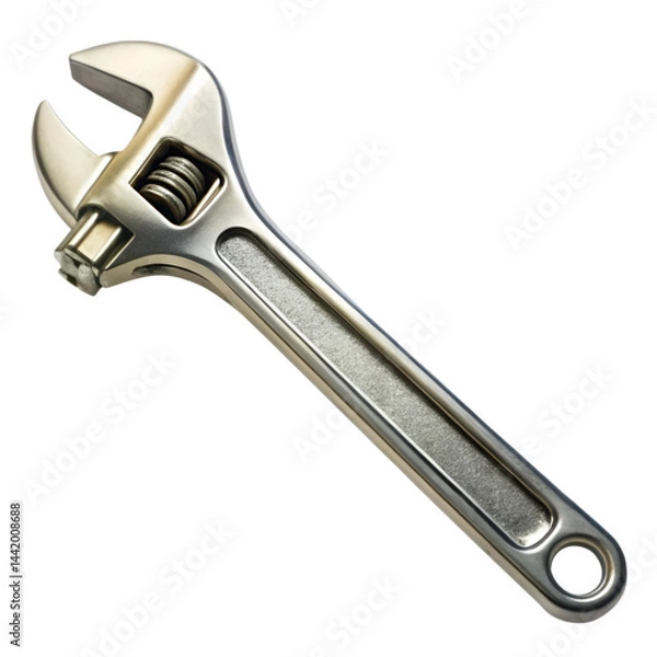 Fototapeta Wrench isolated on transparent background 