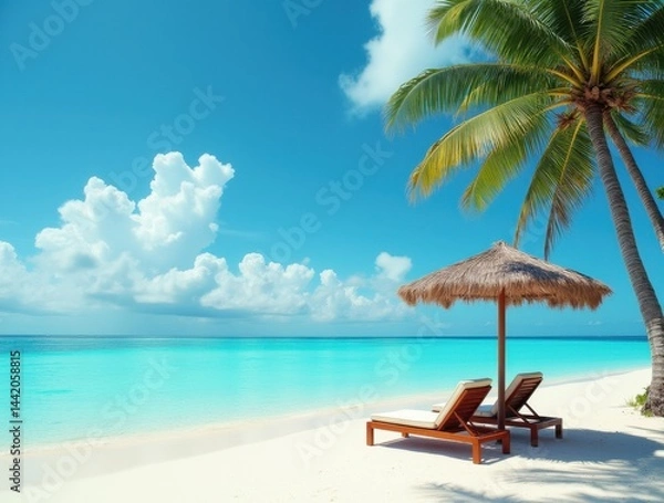 Obraz Luxury Beach Retreat