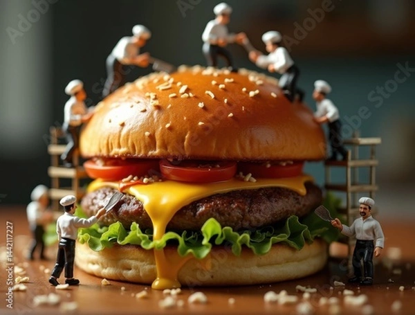 Obraz The Burger Builders