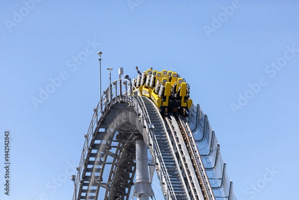 Obraz 東京ドームシティのジェットコースター