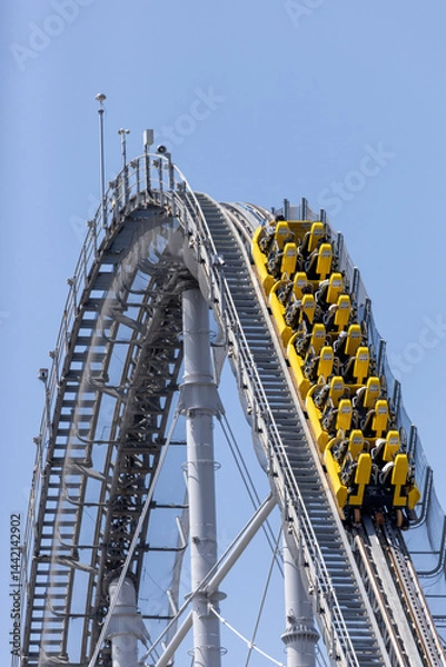 Obraz 東京ドームシティのジェットコースター