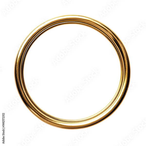 Obraz Gold circle frame