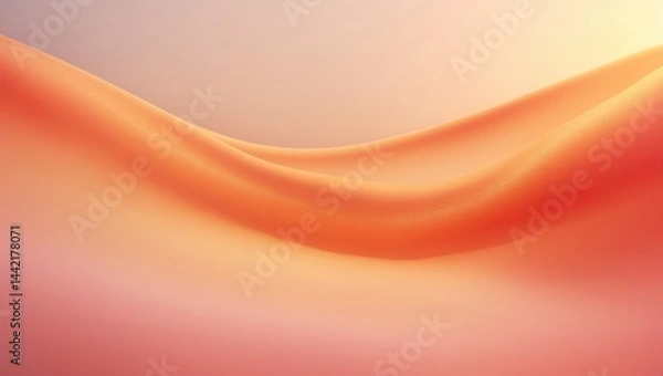 Fototapeta Orange Summer Theme in Studio Setting