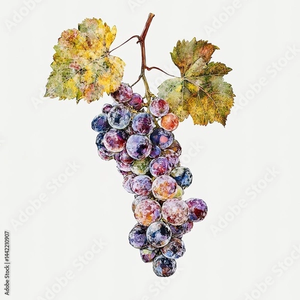 Obraz elegant bunch of grapes