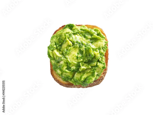 Fototapeta Toasted bread topped with avocado