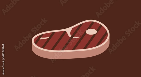 Obraz Bubble Tea Illustration