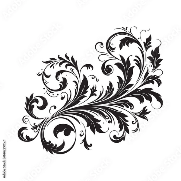 Obraz abstract floral background