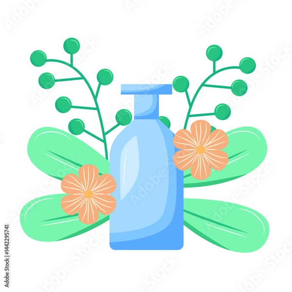 Fototapeta Skincare products organic cosmetics, beauty products.
