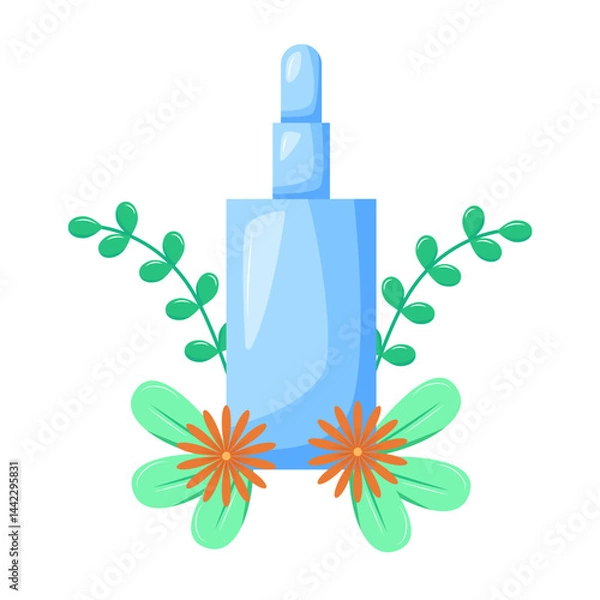 Fototapeta Skincare products organic cosmetics, beauty products.