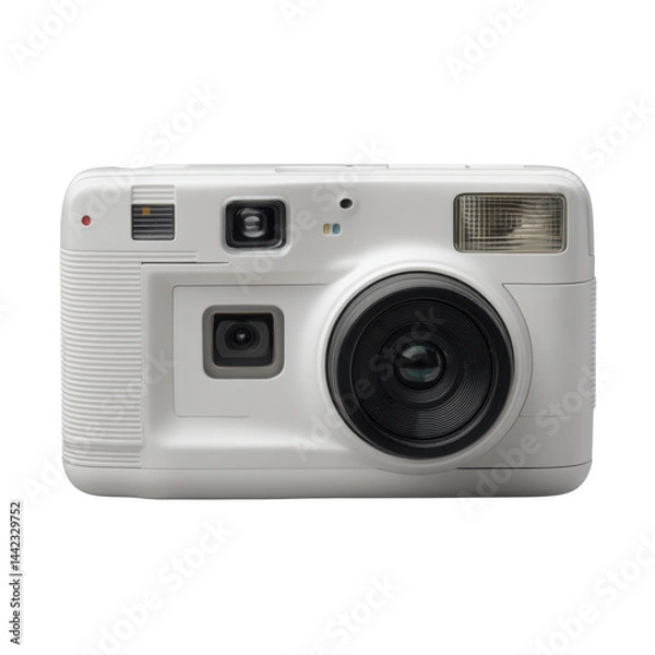 Obraz Disposable camera, ultra realistic uhd photo, on transparent background