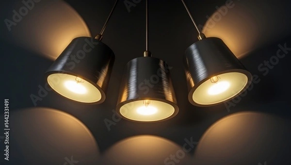 Fototapeta Lighting a lamp with bulb sources
