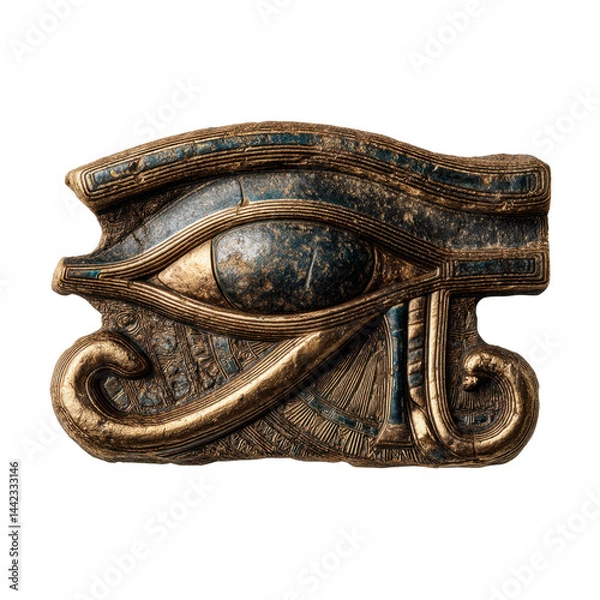Obraz Eye of Horus amulet on transparent background