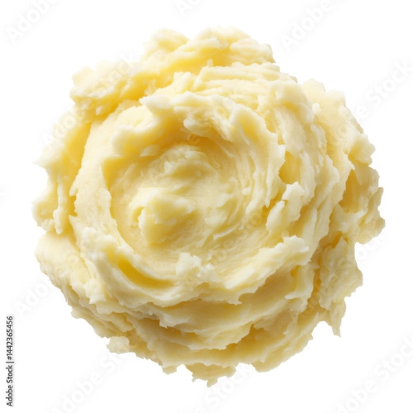 Fototapeta Miniature mashed potatoes, on transparent background