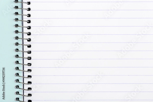 Fototapeta blank notebook