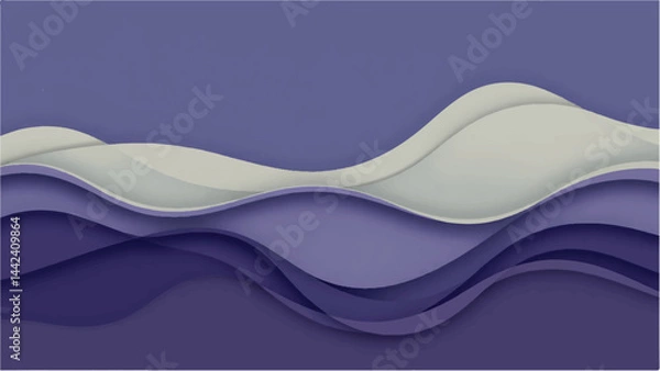Fototapeta Wavy background. Abstract background. Groovy colorful wavy pattern background. Vector illustration.