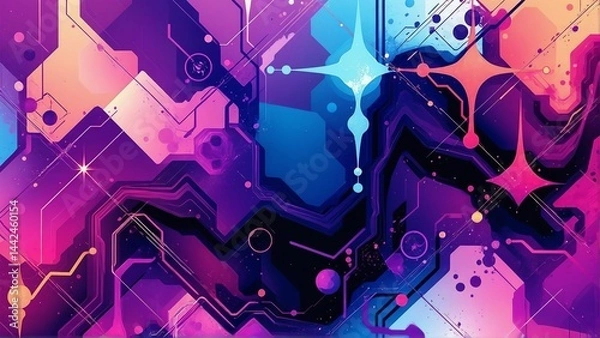 Obraz Abstract Pastel 3D Wavy Background , abstract, 3D background, pastel colors, wavy layers 