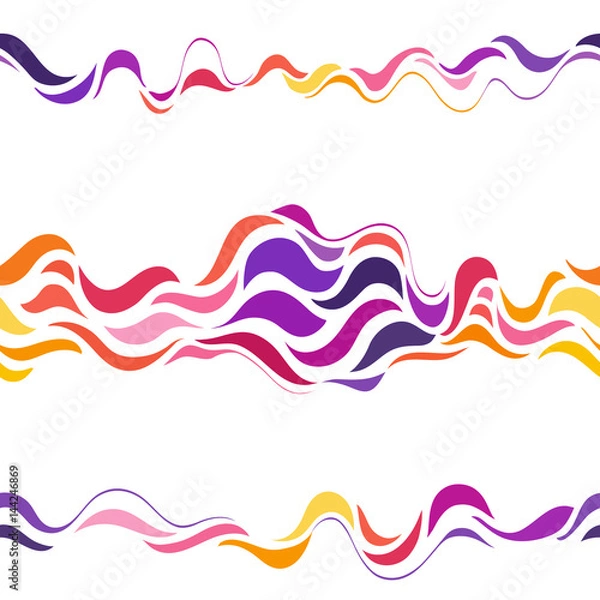 Fototapeta Seamless color pattern. Abstract background.